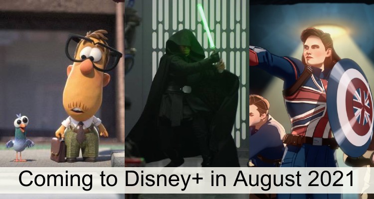 Coming to Disney+ in August banner 