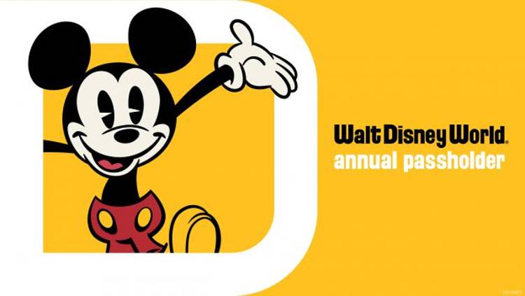 Walt Disney World Annual Passes - retro logo