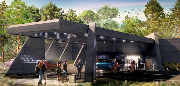 Star Wars: Galactic Starcruiser Resort Terminal at Walt Disney World