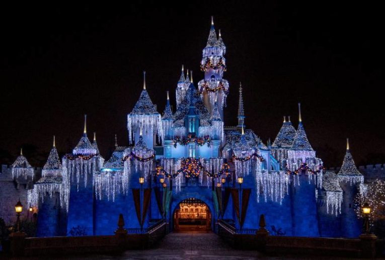 Disneyland Celebrates the Holidays - Sleeping Beauty's Castle