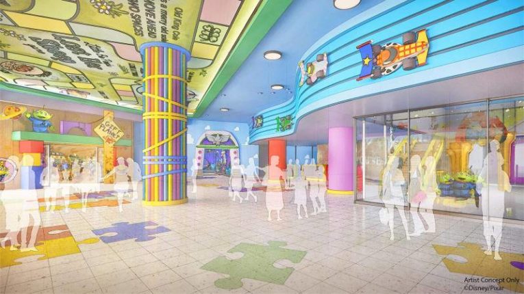 Toy Story Hotel to Open at Tokyo Disney Resort April 2022 - lobby