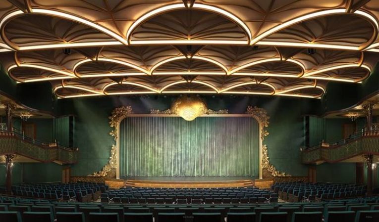 Walt Disney Theater on Disney Wish - art render