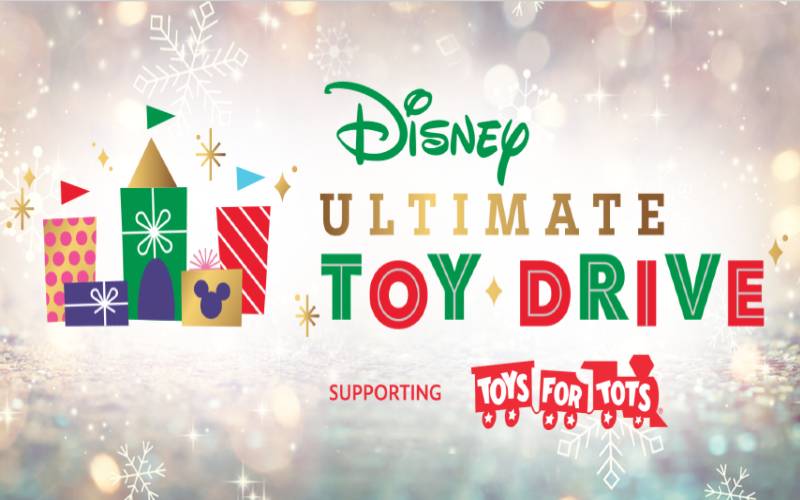 Disney Ultimate Toy Drive for Toys for Tots