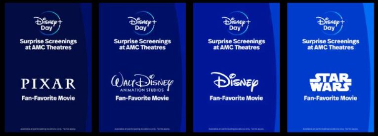 AMC Theatres Celebrates Disney+ Day With Surprise Screenings Nov 12-14