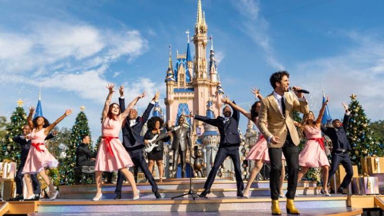 Disney Parks Magical Christmas Day Parade 2021 on ABC - Darren Criss