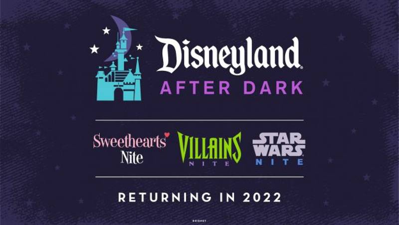 Disneyland After Dark Returns in 2022 with Several Themed Nights