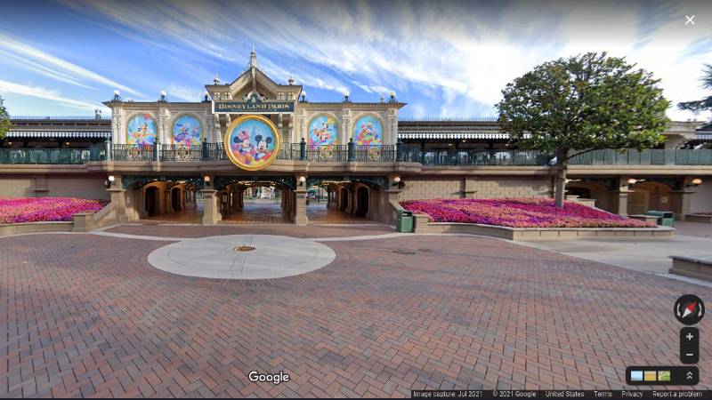 Take a Virtual Stroll through Disneyland Paris on Google Maps