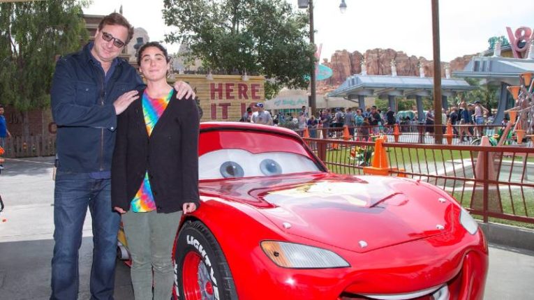 Bob Saget and daughter at Disneyland 2016