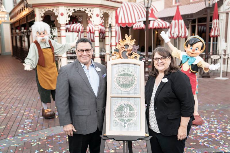 Walt Disney Archives Founder and Disney Legend Dave Smith is Honored with Window on Disneyland's Main Street, U.S.A.