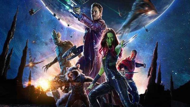 Guardians of the Galaxy cast poster
