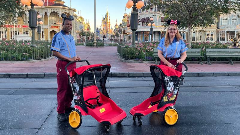 Walt Disney World - Mickey and Minnie Themed Strollers