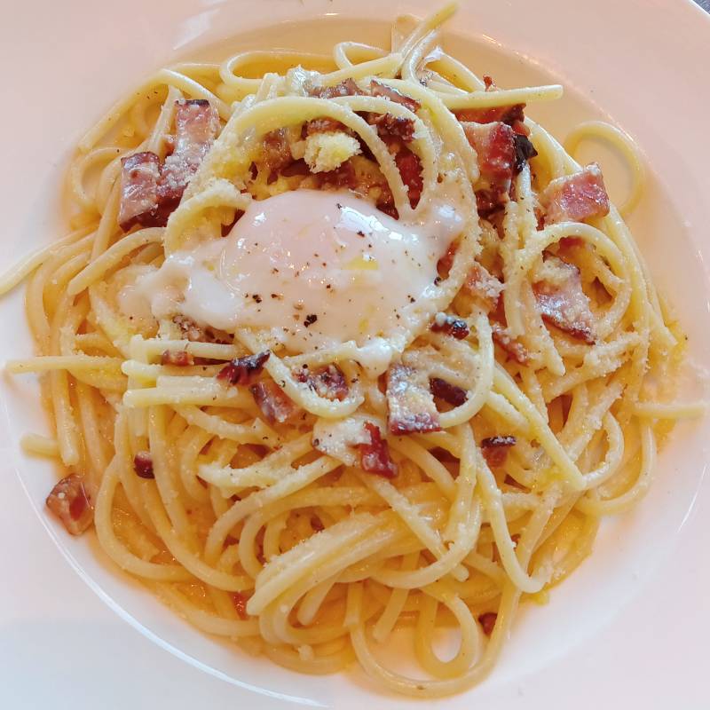 Maria and Enzo's - Spaghetti Carbonara Americana