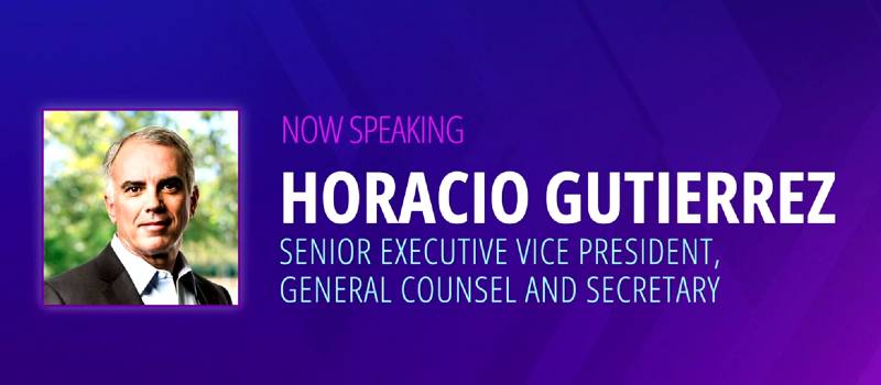 Horacio Gutierrez, the new Senior Executive Vice President, General Counsel, and Secretary of The Walt Disney Company