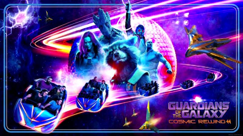Guardians of the Galaxy: Cosmic Rewind poster