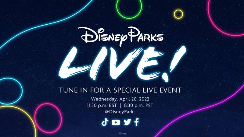 Disney Parks to Host Secret Live Stream Event April 20