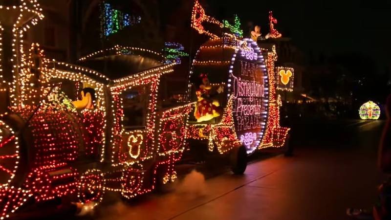 Main Street Electrical Parade float