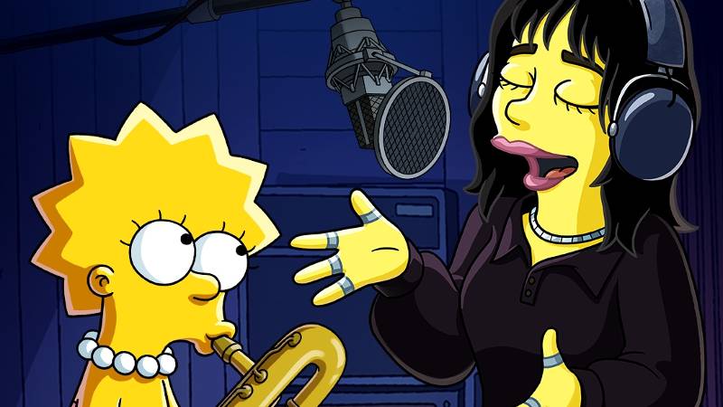 'The Simpsons' Team Up with Billie Eilish for New Short on Disney+