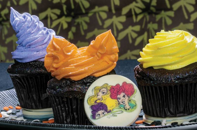 'Halfway to Halloween' Treats at Walt Disney World - Sanderson Sisters cupcakes