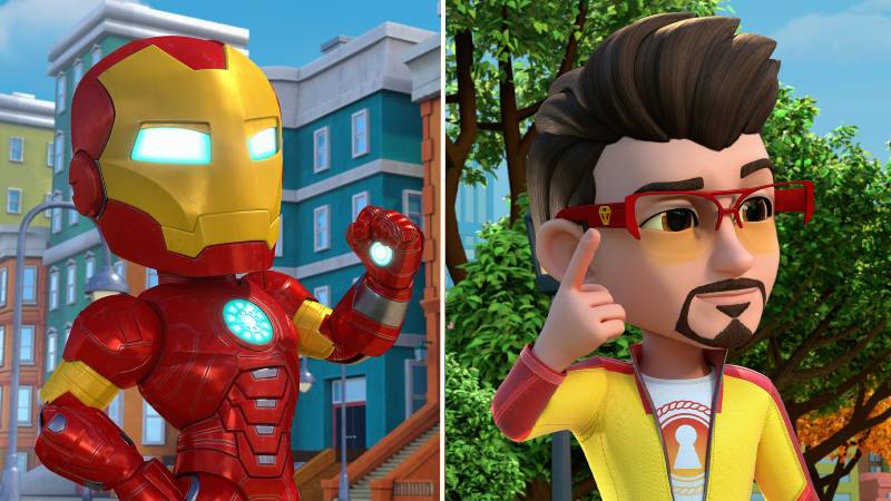 Marvel’s Spidey and His Amazing Friends - Iron Man and Tony Stark