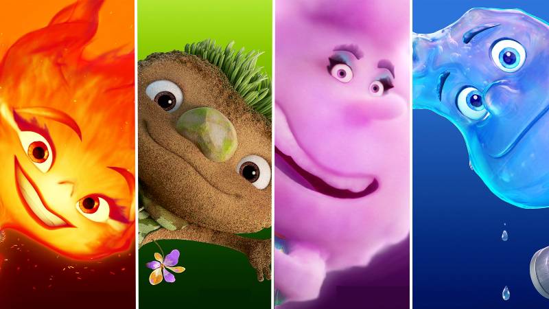 Pixar Elemental Characters 